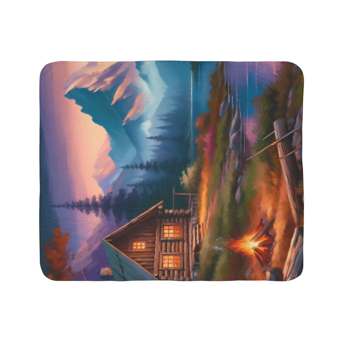 Cozy Fleece Sherpa Blanket