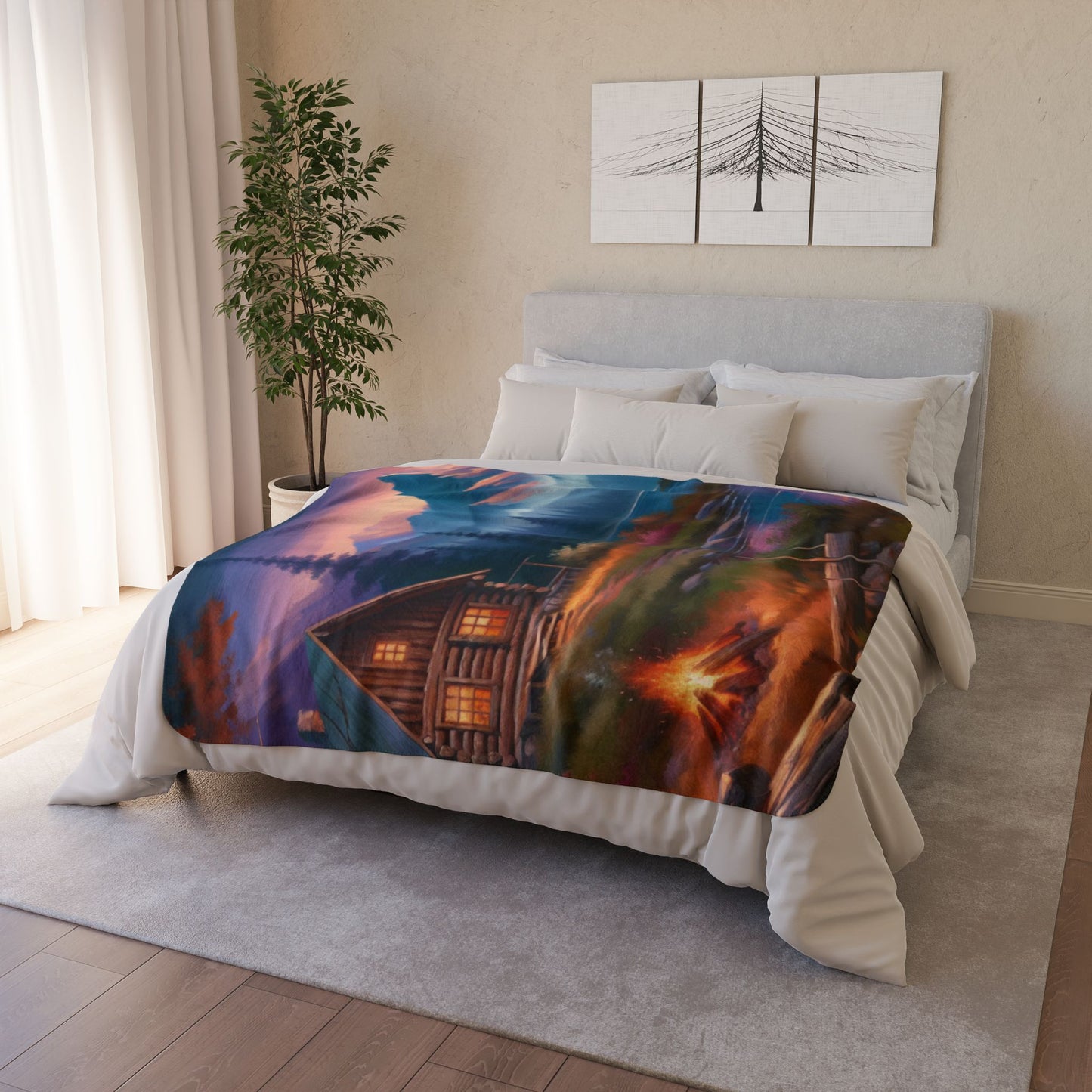 Cozy Fleece Sherpa Blanket